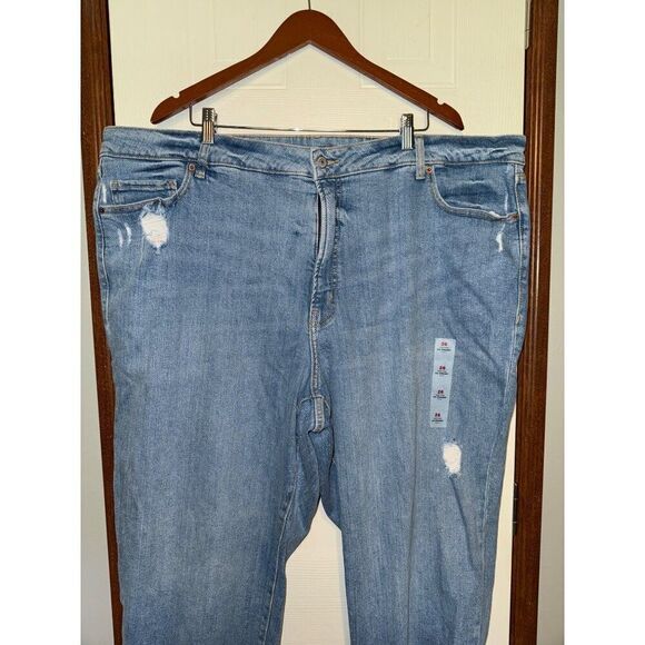 Old Navy High-Waisted Secret-Smooth Pockets O.G. Straight Ankle Jeans Size 26 - Picture 3 of 12